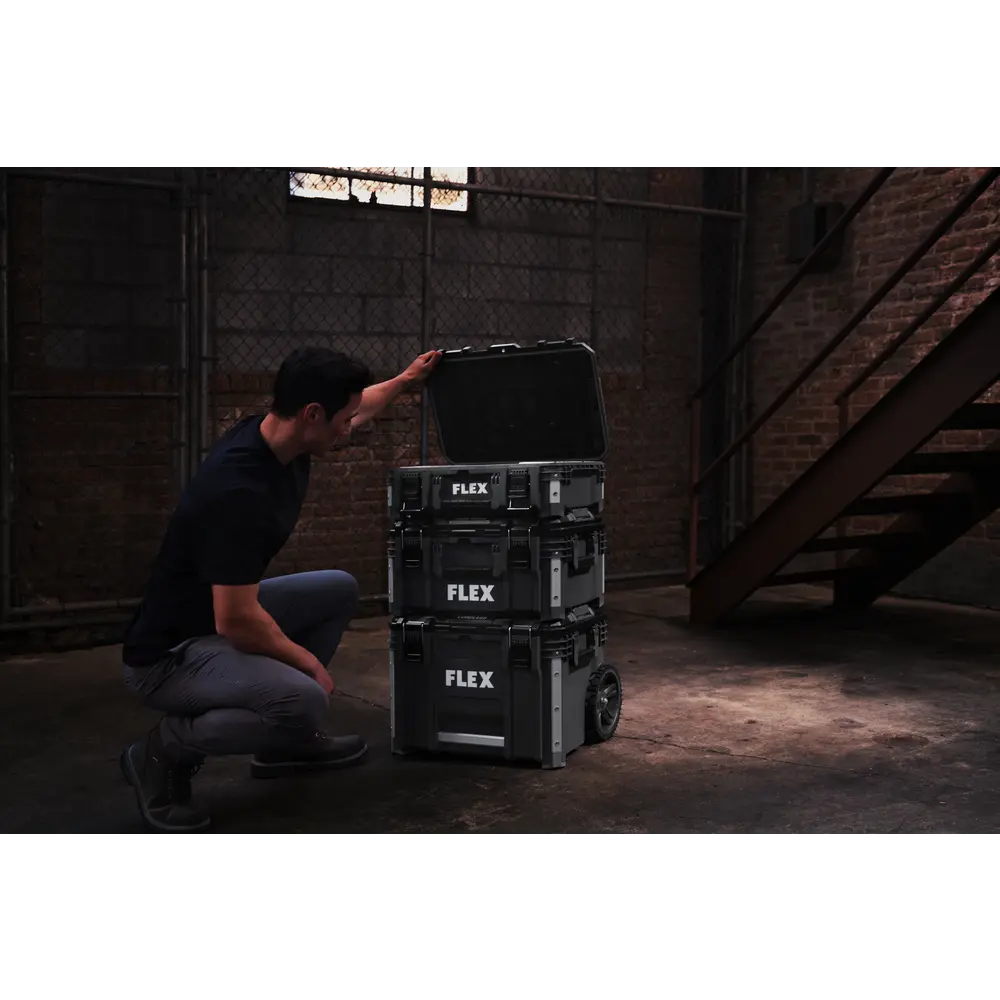 FLEX FSM1101-3 - STACK PACK™ 3-PC. STORAGE SYSTEM - Wise Line Tools