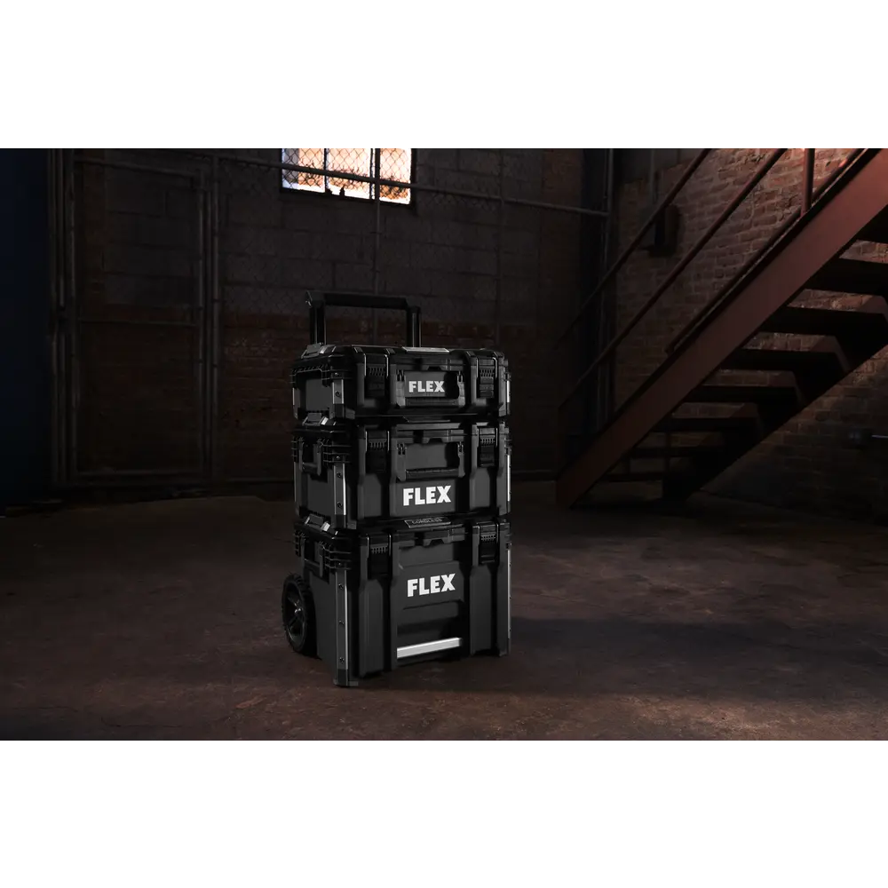 FLEX FSM1101-3 - STACK PACK™ 3-PC. STORAGE SYSTEM - Wise Line Tools