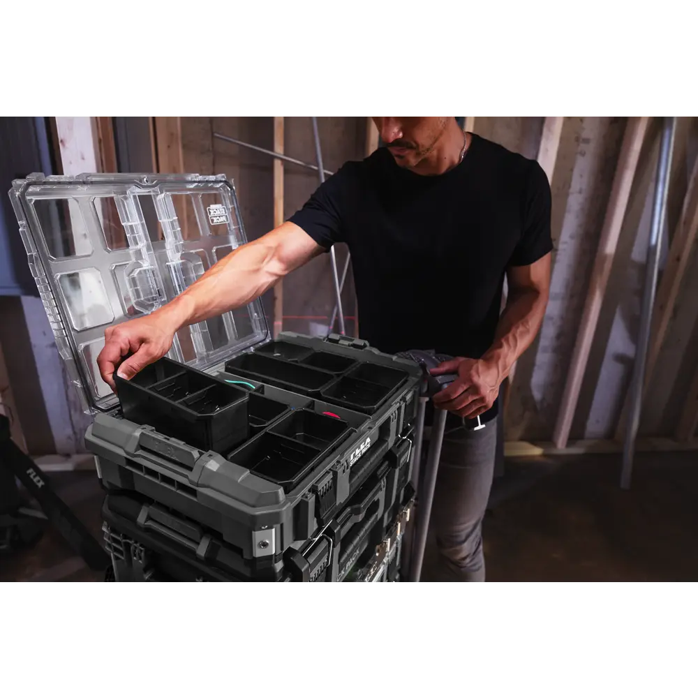 FLEX FSM1101-3 - STACK PACK™ 3-PC. STORAGE SYSTEM - Wise Line Tools