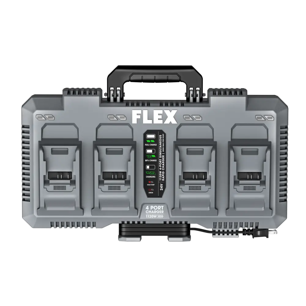 FLEX FX0451-Z - 1120W 4-PORT SIMULTANEOUS RAPID CHARGER FLEX