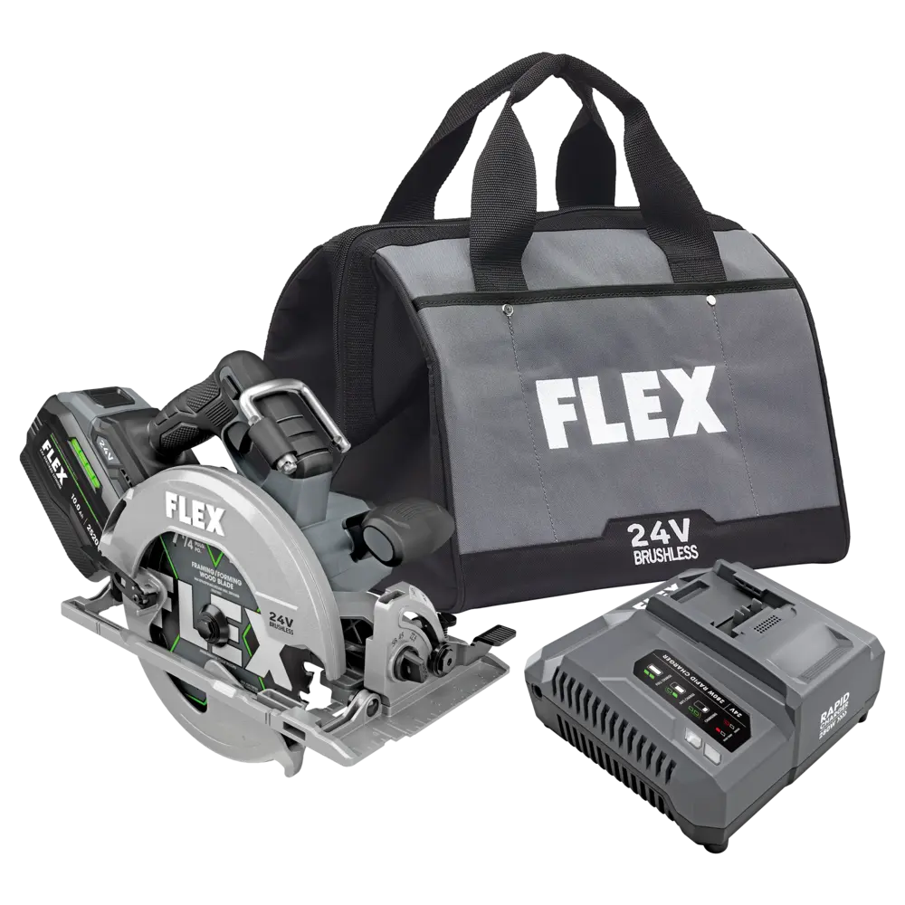 FLEX FX2141-1J - 7-1/4" CIRCULAR SAW STACKED LITHIUM KIT - Wise Line Tools