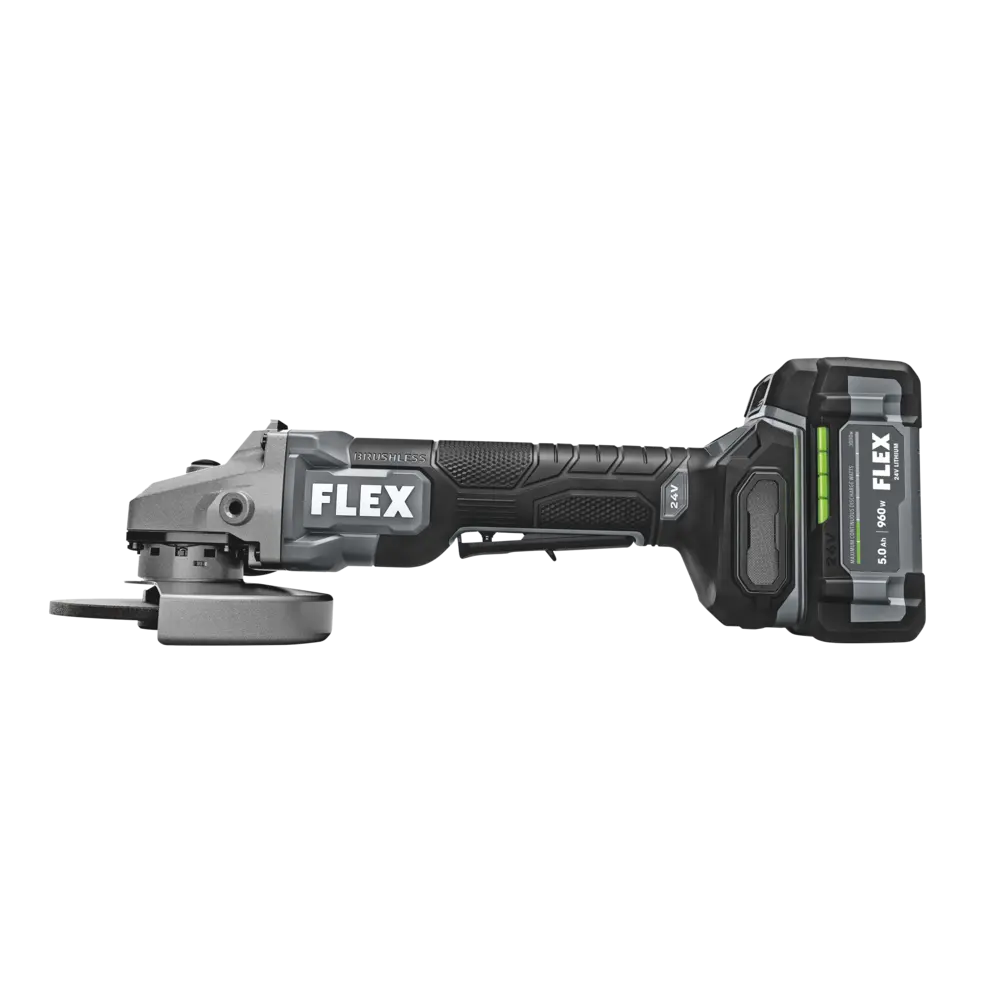 FLEX FX3171A-1C - 5" VARIABLE SPEED ANGLE GRINDER WITH PADDLE SWITCH KIT - Wise Line Tools