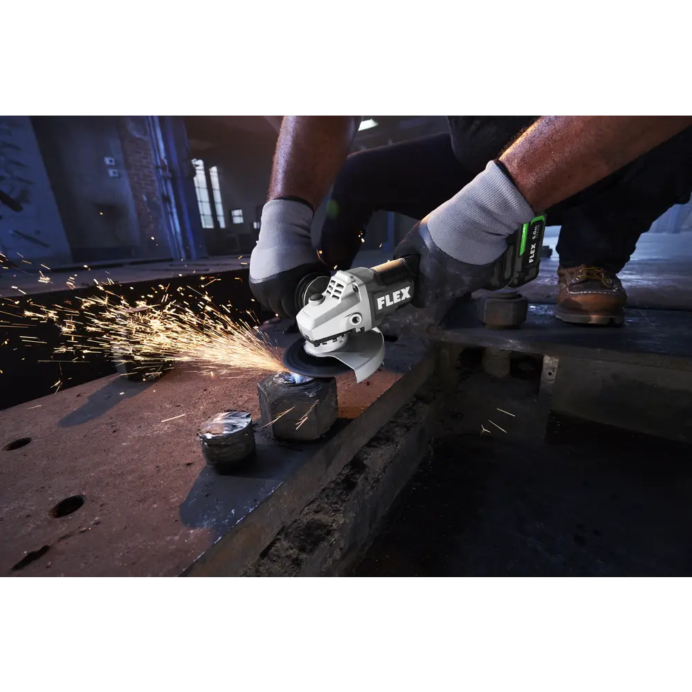 FLEX FX3171A-1C - 5" VARIABLE SPEED ANGLE GRINDER WITH PADDLE SWITCH KIT - Wise Line Tools