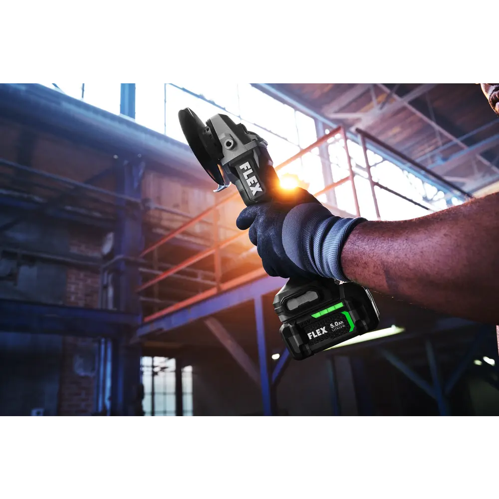 FLEX FX3171A-1C - 5" VARIABLE SPEED ANGLE GRINDER WITH PADDLE SWITCH KIT - Wise Line Tools