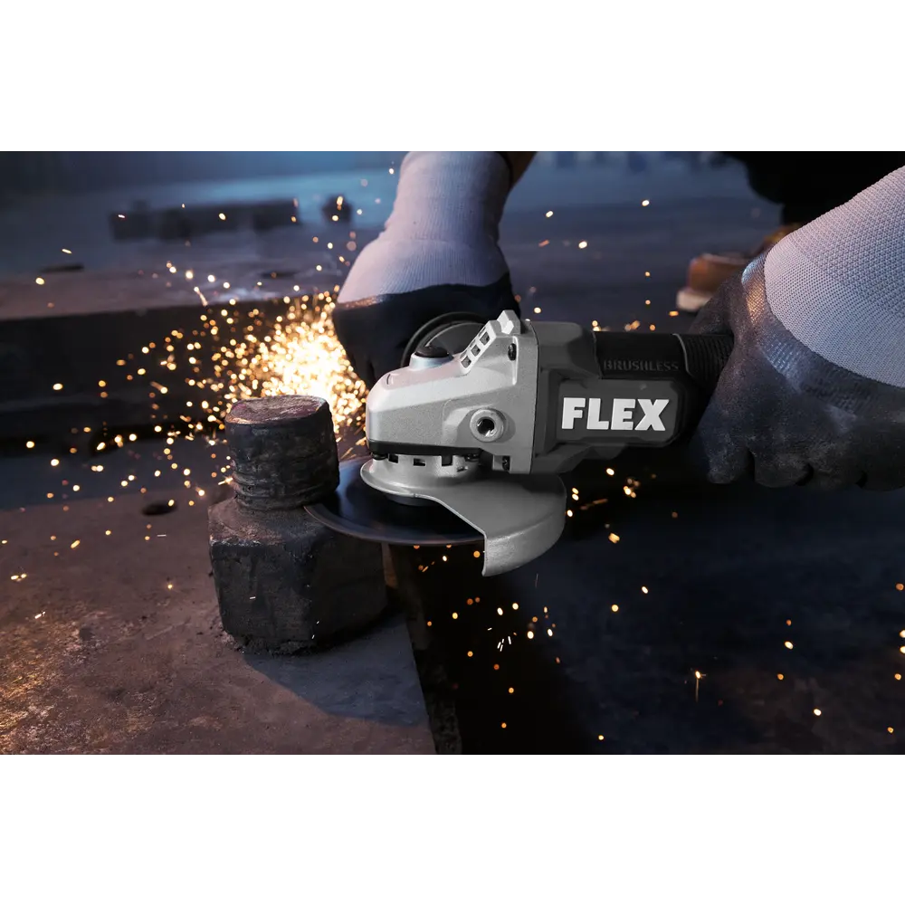 FLEX FX3171A-1C - 5" VARIABLE SPEED ANGLE GRINDER WITH PADDLE SWITCH KIT - Wise Line Tools