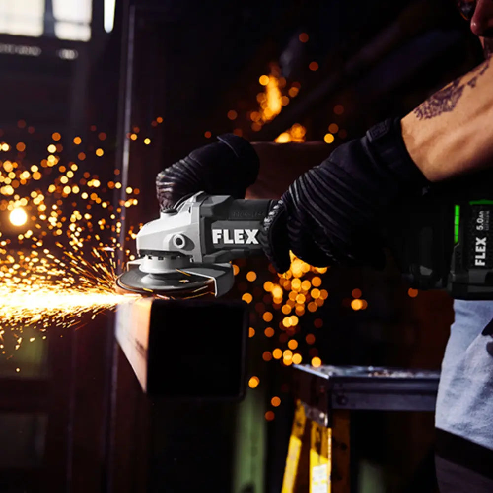 FLEX FX3171A-Z - 5" VARIABLE SPEED ANGLE GRINDER WITH PADDLE SWITCH TOOL ONLY FLEX