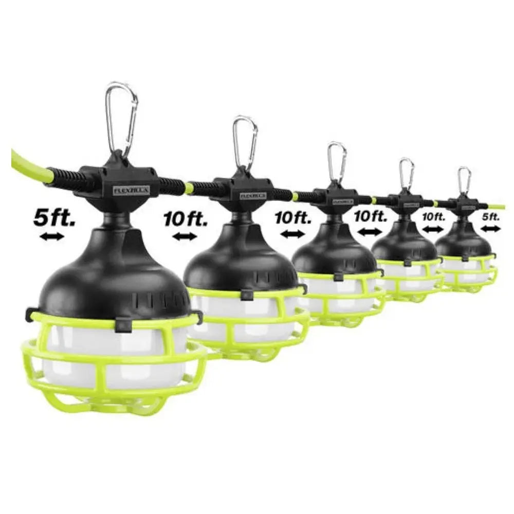 FLEXZILLA FZLSLED03 - 50' 18/3 8000 Lumen LED String Light FLEXZILLA
