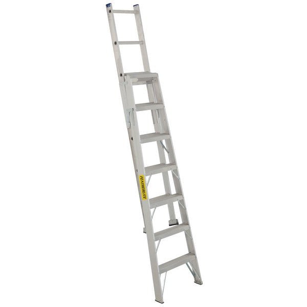 FeatherLite 2707 - 7'-12' Aluminum 3-Way Ladder - Wise Line Tools