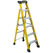 FeatherLite FXS6906 6' EXTRA-HEAVY DUTY FIBERGLASS CROSS STEP - Wise Line Tools