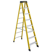 Featherlight   6908    8' Fiberglass Step Ladder - Wise Line Tools