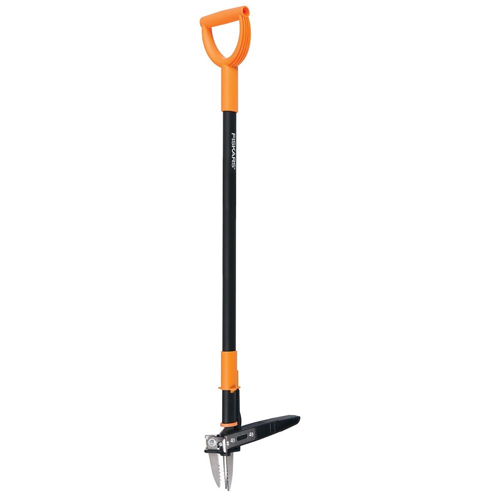 FISKARS FSK7880 - 39" 3-Claw Weeder, 1-Pack, Black/Orange FISKARS