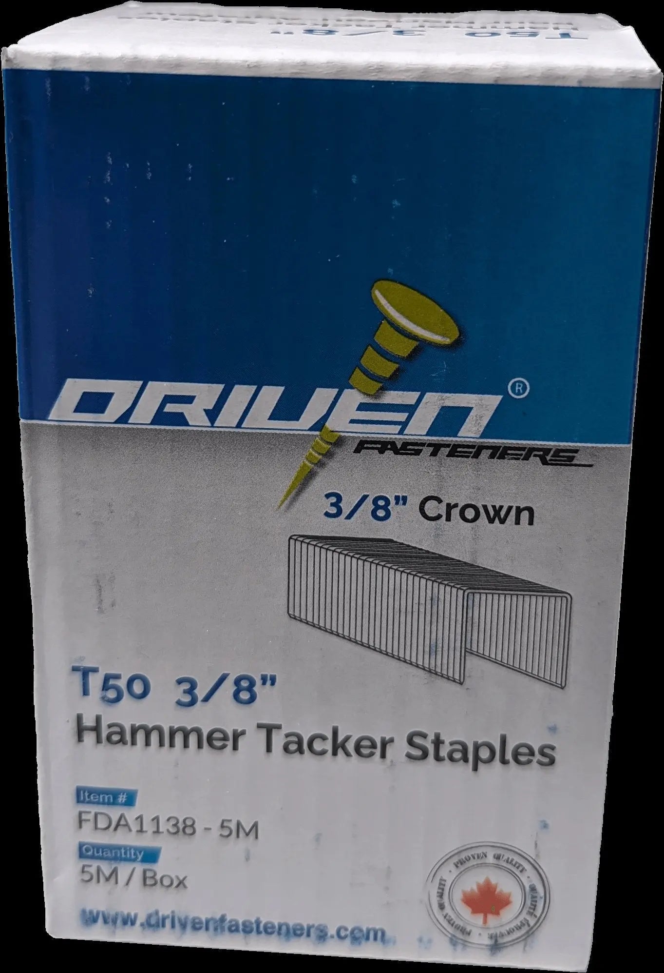 Five Dimensions - FDA1138-5M -  20GA 3/8" T50 - A11 Series FIVE DIMENSIONS