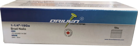 Five Dimensions - FDBRAD18114-5M - 18 gage Brad Nails 1-1/4" 5000 Box FIVE DIMENSIONS