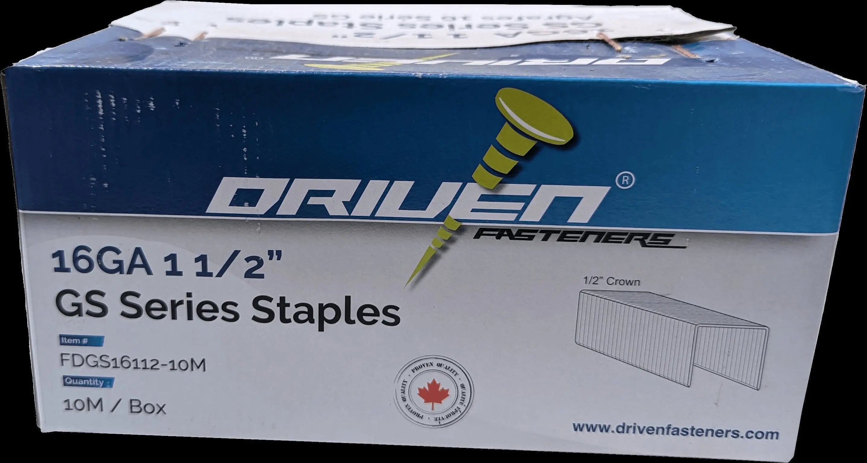 Five Dimensions FDGS16112-10M - 1/2" x 1-1/2" Sheating Staples - GS16 FIVE DIMENSIONS