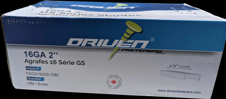 Five Dimensions FDGS162-10M - FD  1/2" x 2" Sheating Staples - GS16 FIVE DIMENSIONS