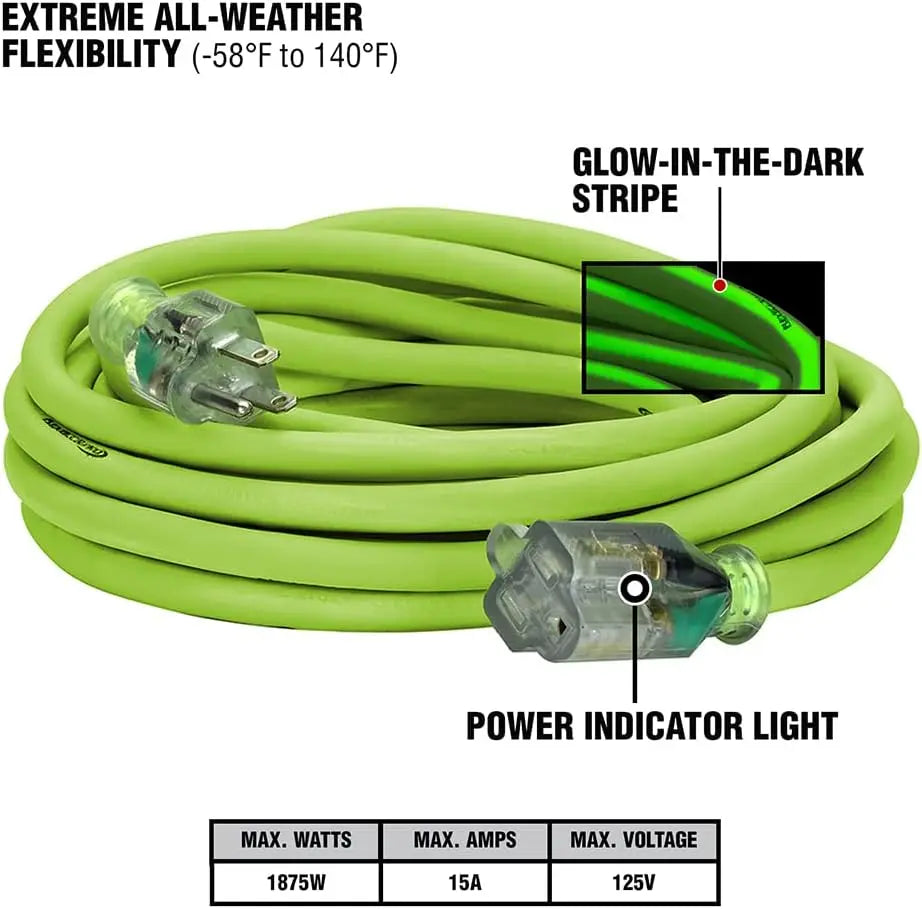 Flexzilla FZ512825 - Pro Extension Cord, 12/3, 25' FLEXZILLA