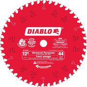 Freud D1244X Diablo 12-Inch 44 Tooth ATB General Purpose Miter Saw Blade with 1-Inch Arbor - Wise Line Tools