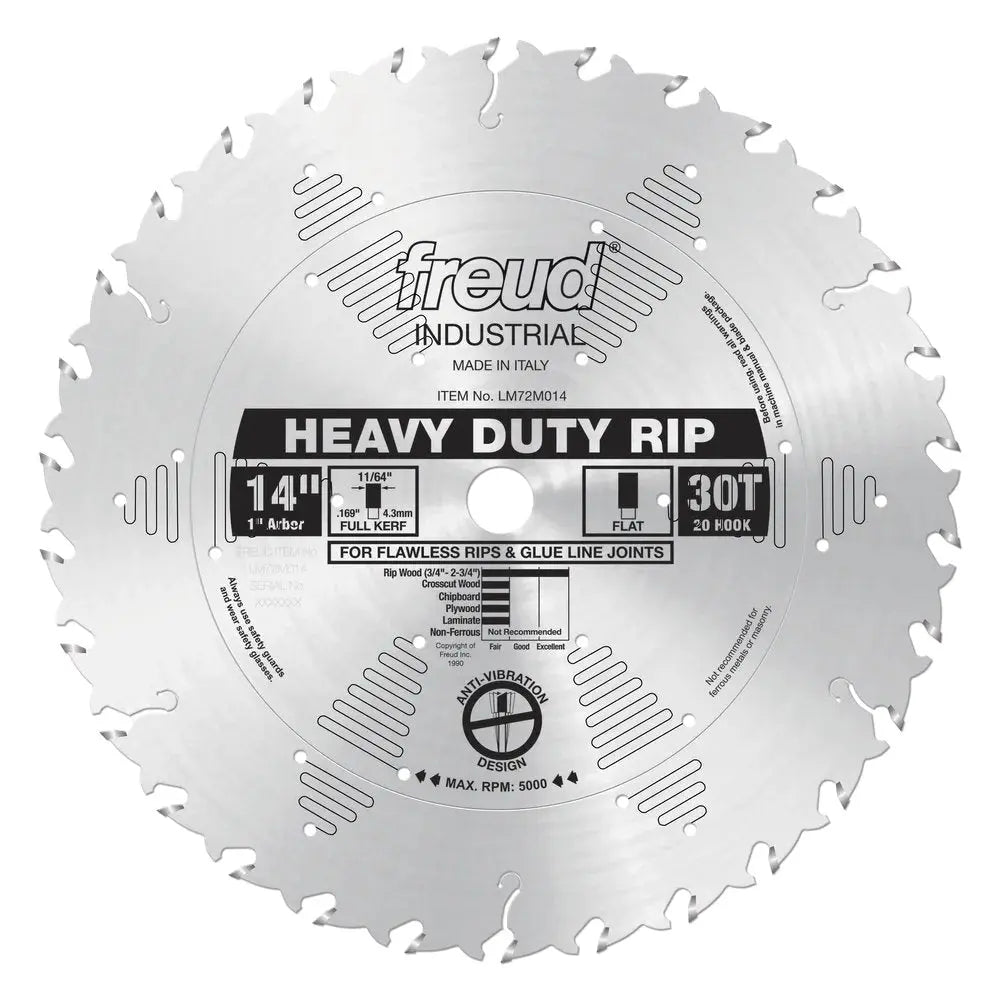 Freud LM72M014 - 14" Heavy-Duty Rip Blade FREUD
