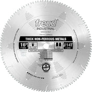 Freud LU89M016 - 16" Thick Stock Non-Ferrous Metal Blade 114TCG FREUD