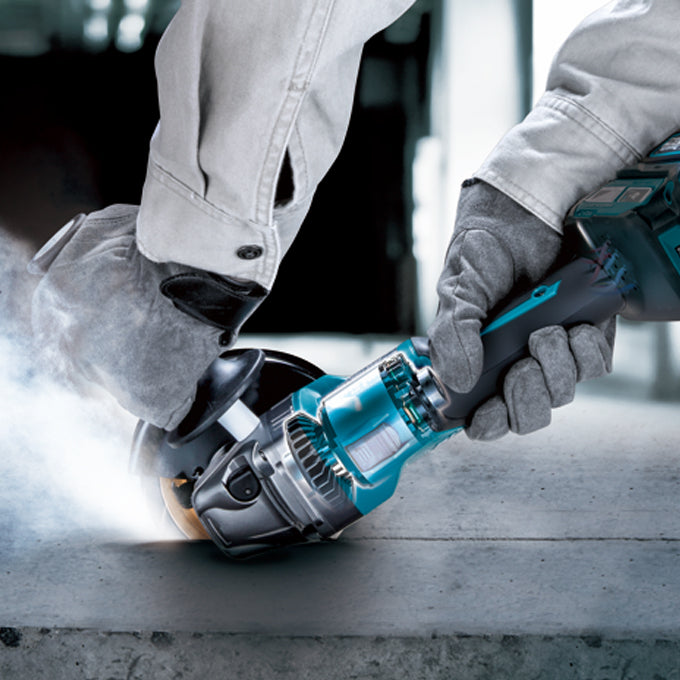 Makita GA023GZ 40V Max XGT Brushless 125mm (5") Variable Speed Slide Switch Angle Grinder