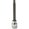 GRAY GT-D006956 - 3/8" D-Bit-Steckschlüsseleinsatz, Sechskant, Kugelkopf, 7/32"