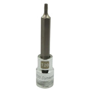 GRAY TOOLS GT-D013720 - 1/2" D BIT SKT TTX 20 LONG GRAY