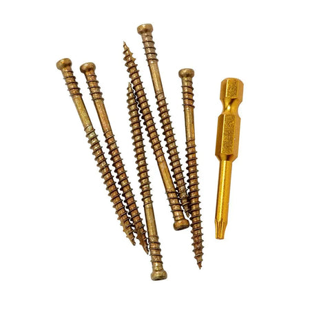 GRK Deck Elite #10 X 3" Screws, Pail - 1,000pcs - Wise Line Tools