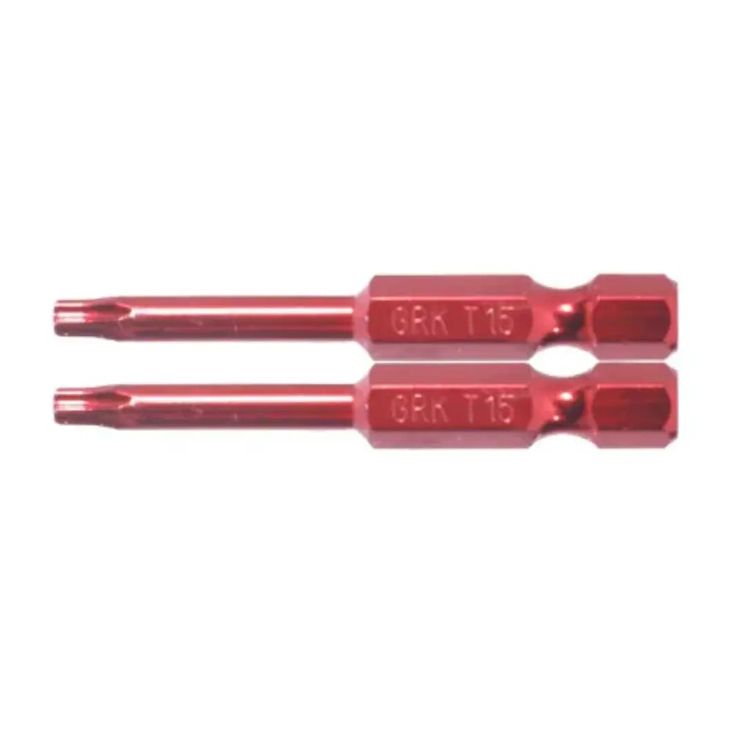 GRK GRK-87427 - T15 TORX BIT RED 2" GRK