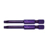 Embouts d'entraînement étoile GRK T-20 2" violet, paquet de 2 87435