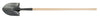 Garant GHR2FL - Schaufel mit runder Spitze, langer Holzgriff 