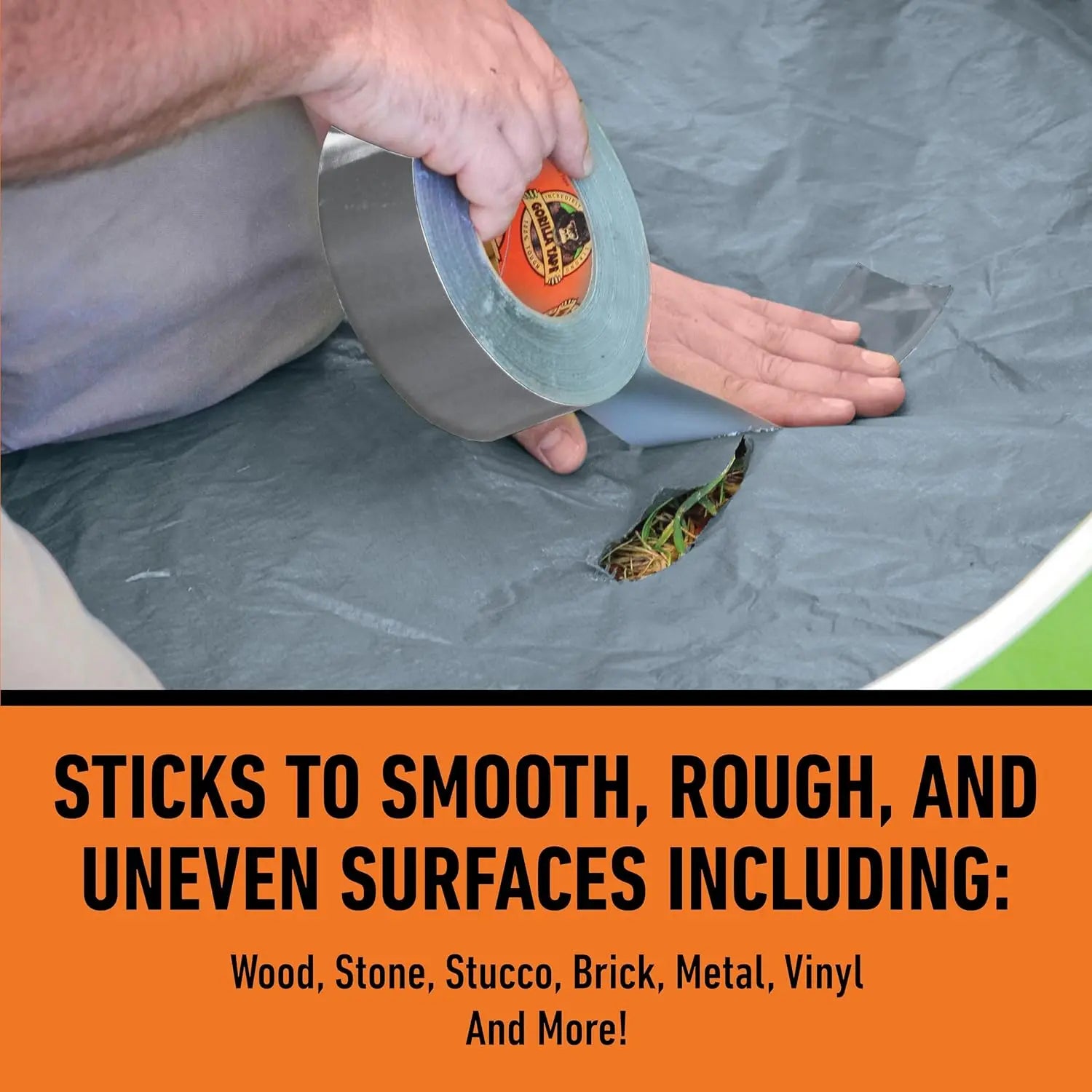 Gorilla 105634 - Silver Duct Tape Length, 30 yd. Gorilla