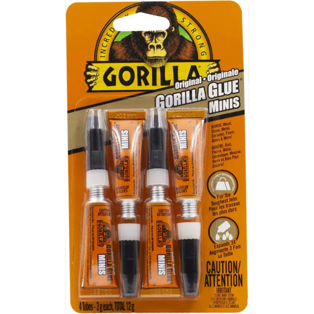 Gorilla 5100502 - Glue 3g Singles 4pk Gorilla