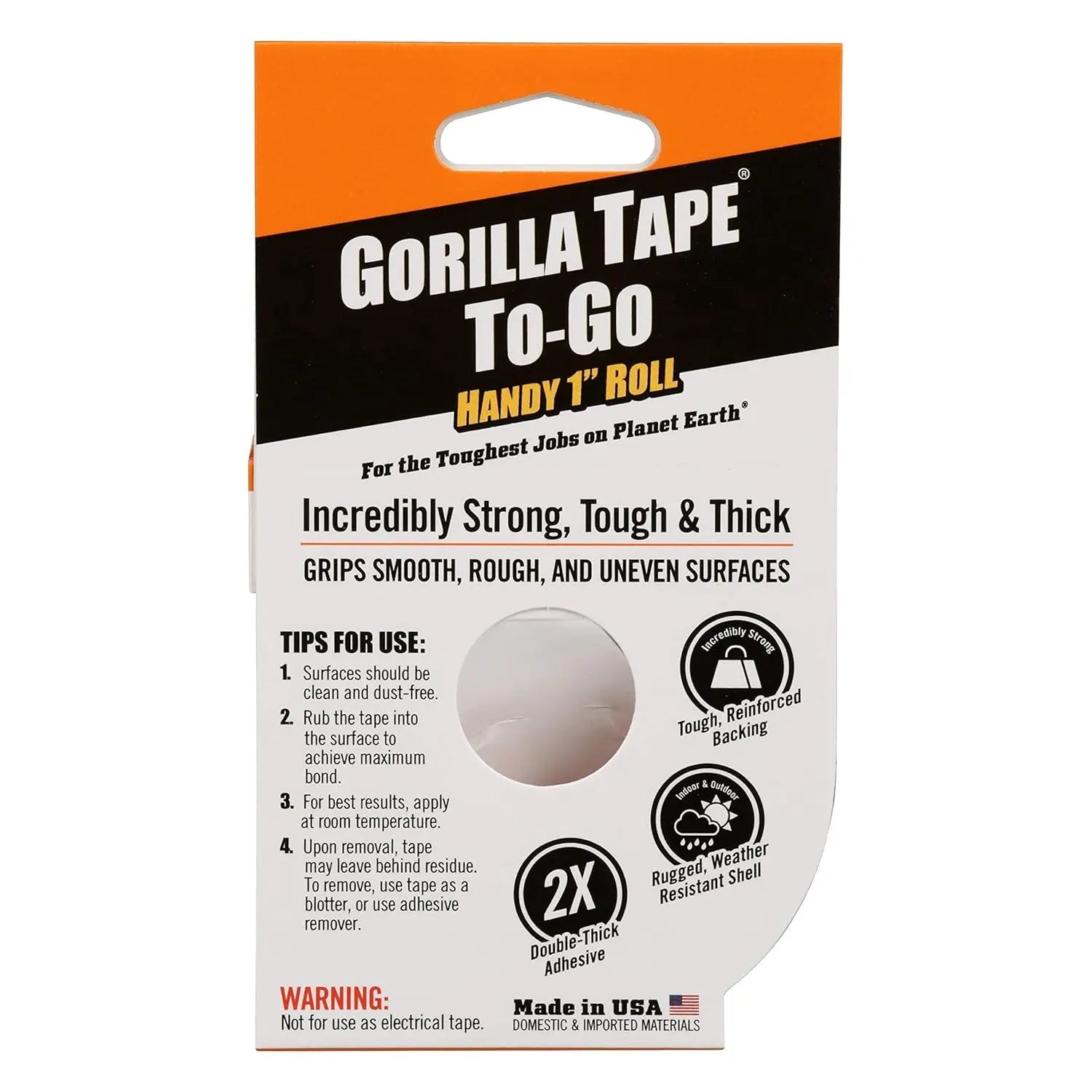 Gorilla 6101002 - Tape To Go - 1" Gorilla