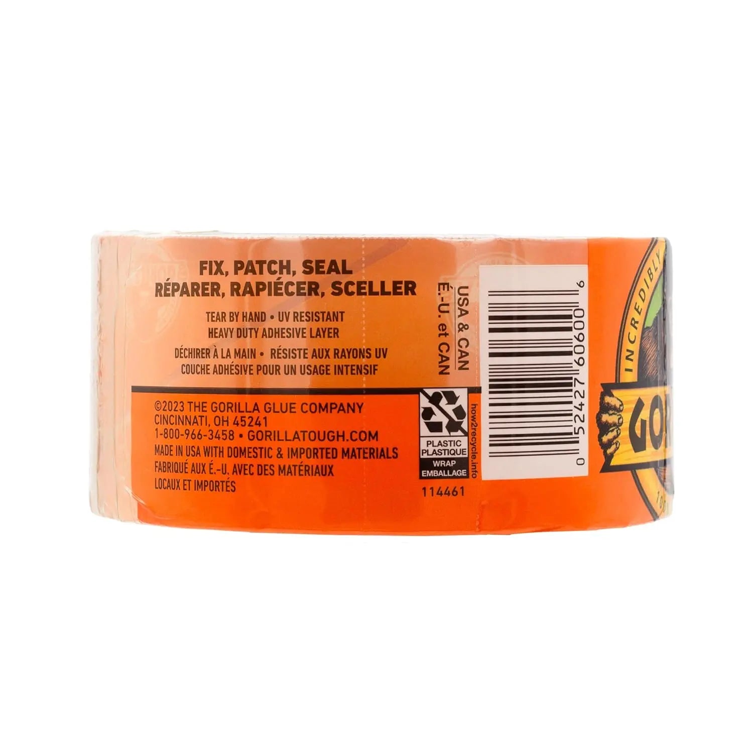 Gorilla 6127003 - Clear Repair Duct Tape Gorilla