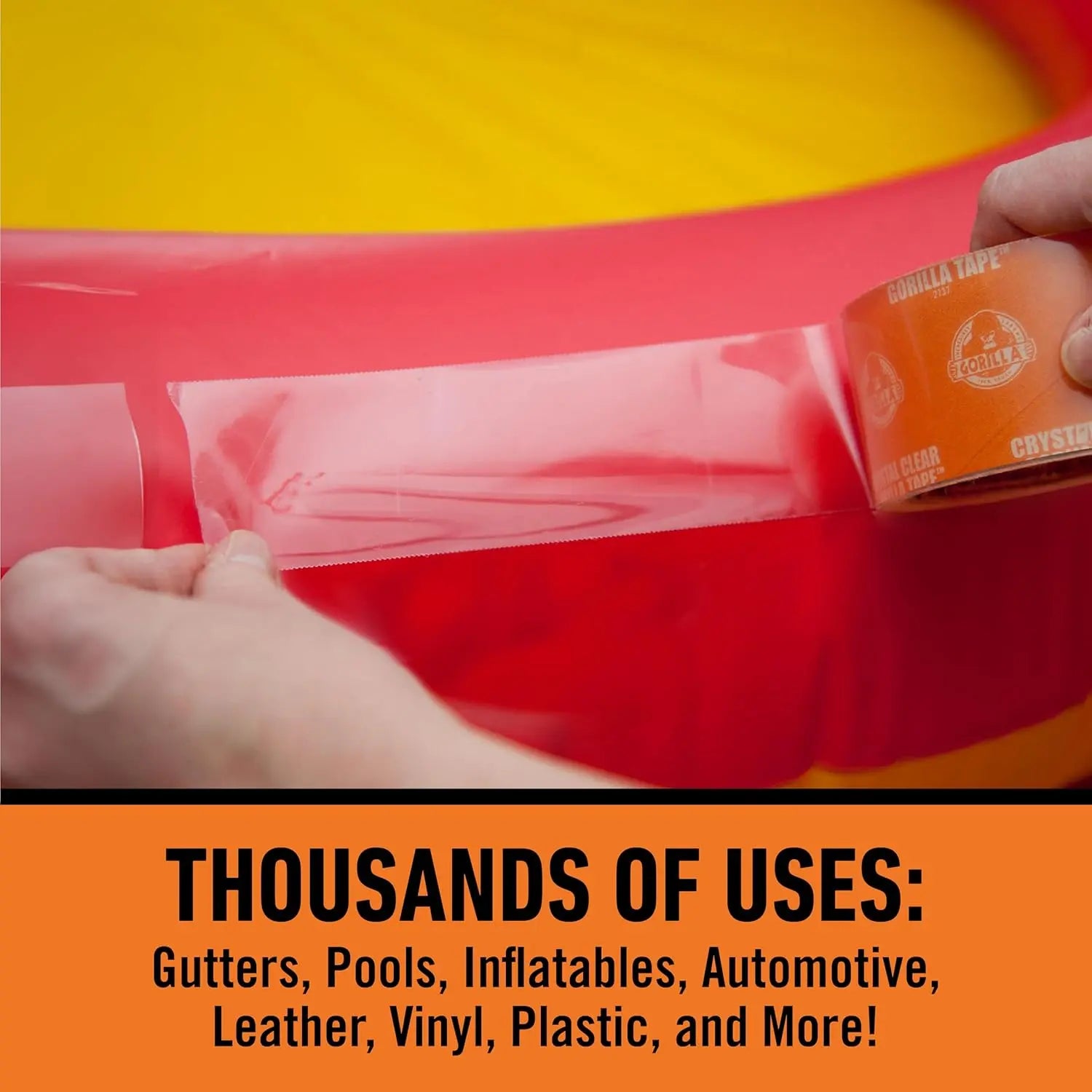 Gorilla 6127003 - Clear Repair Duct Tape Gorilla