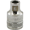 Gray GT-D009106 - 3/8" Antrieb 12-Punkt 6 mm Chrom-Steckschlüssel