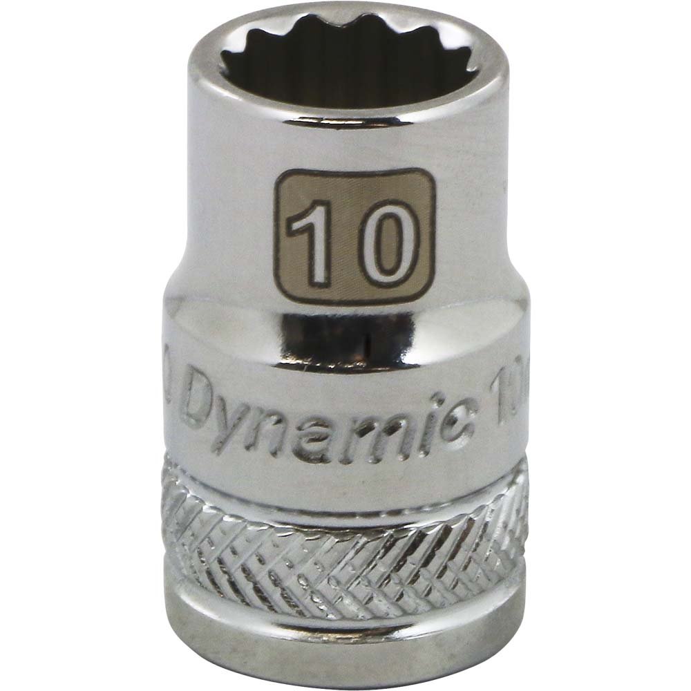 Gray GT-D009110 -  3/8" DRIVE 12 POINT 10MM CHROME SOCKET - Wise Line Tools