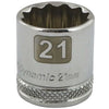 Gray GT-D009121 - DOUILLE CHROMÉE 3/8" D 12PT 21MM