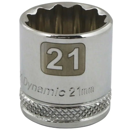 Gray GT-D009121 - 3/8" D - 12PT 21MM CHROME SOCKET GRAY
