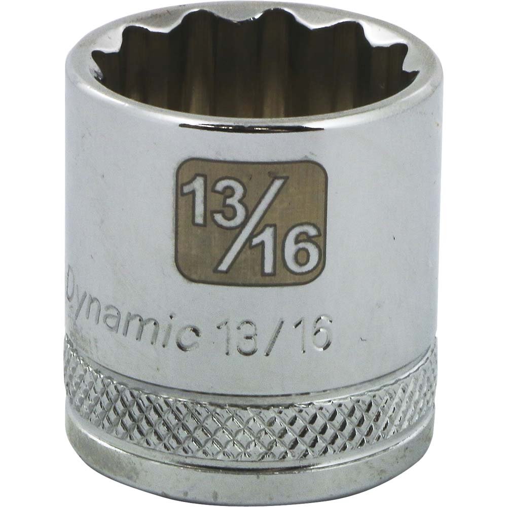 Gray GT-D009426  -  3/8" D 13/16" 12PT CHROME SOCKET - Wise Line Tools