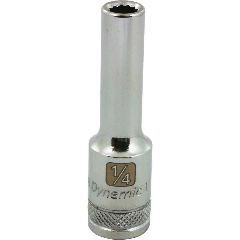 Gray GT-D009608 -  3/8" D 12POINT 1/4" DEEP CHROME SOCKET - Wise Line Tools