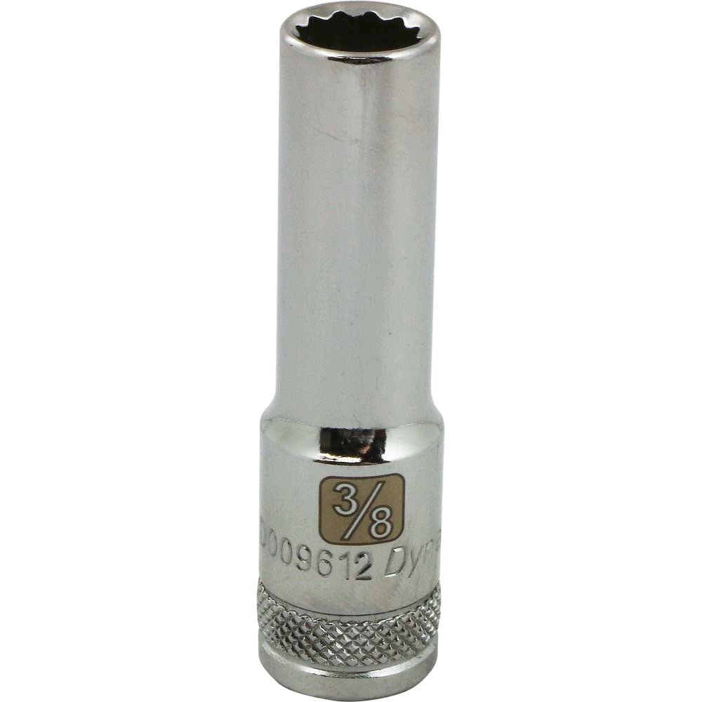 Gray GT-D009612 -  3/8" D 12POINT 3/8" DEEP CHROME SOCKET - Wise Line Tools