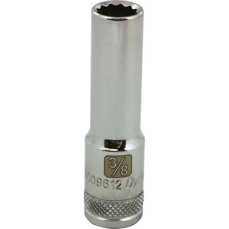 Gray GT-D009612 -  3/8" D 12POINT 3/8" DEEP CHROME SOCKET - Wise Line Tools
