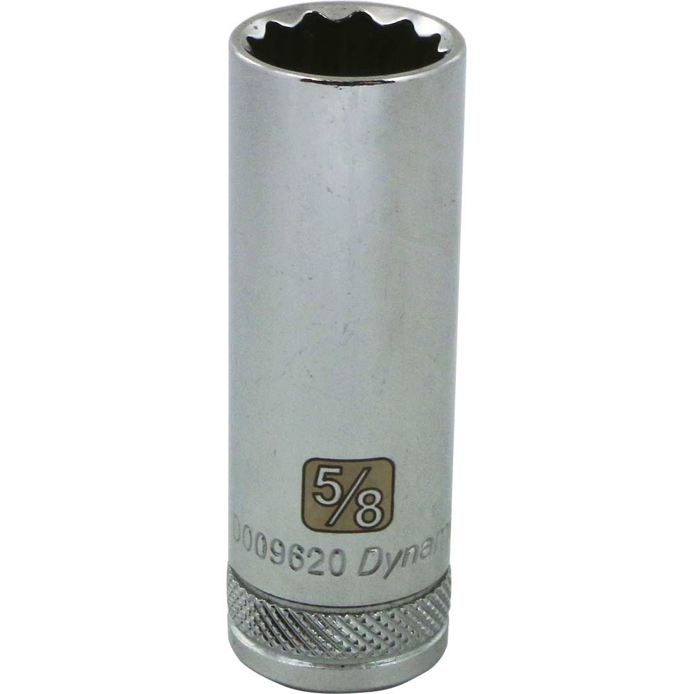 Gray GT-D009620 -3/8" D 12POINT 5/8" DEEP CHROME SOCKET - Wise Line Tools