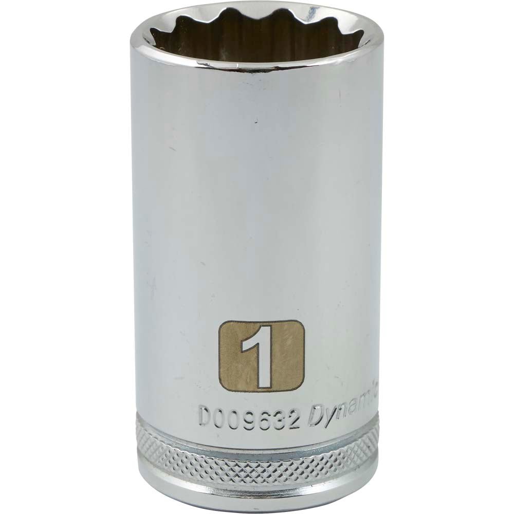Gray GT-D009632 -3/8" D 12POINT 1''  DEEP CHROME SOCKET - Wise Line Tools