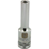 DOUILLE CHROME GREY GT-D009706 3/8" D 12 PANS 6 MM DE PROFONDEUR