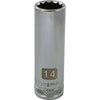 DOUILLE CHROME GREY GT-D009714 3/8" D 12 PANS 14 MM DE PROFONDEUR