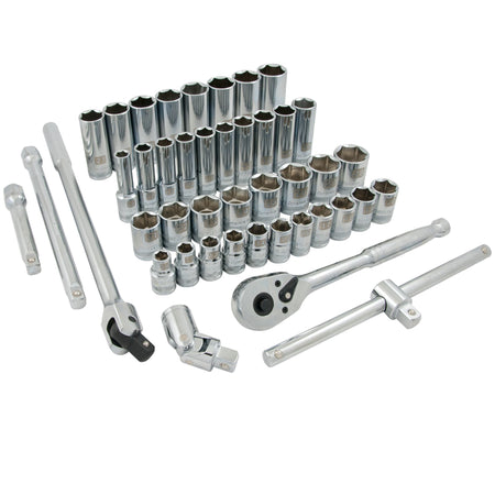 Gray GT-D018013  -  1/2" D 43 PC 6 PT STD/DEEP METRIC - Wise Line Tools