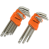 DYNAMIC GT-D043212 - 22 Piece SAE and Metric Ball End Long Hex Key Set