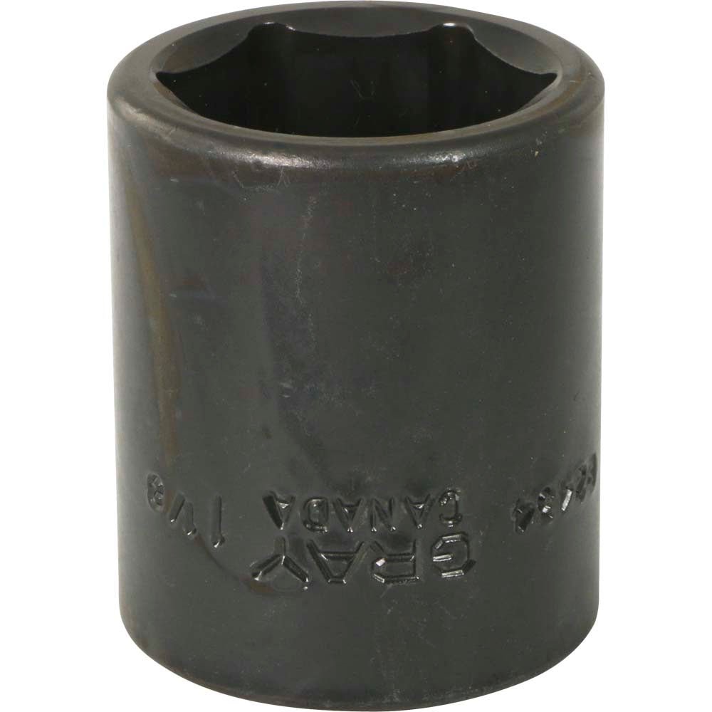 Gray GT-P2434  -  SOCKET 1-1/8" X 1/2" DRIVE 6 POINT - Wise Line Tools